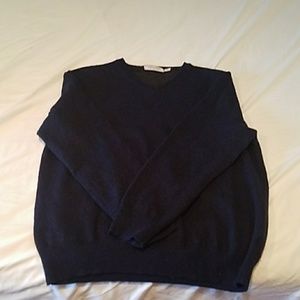 Dark blue, v neck sweater